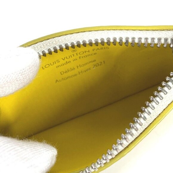 LOUIS VUITTON Everyday LV Pochette cle Wallet Coin purse with key ring - Picture 10 of 12